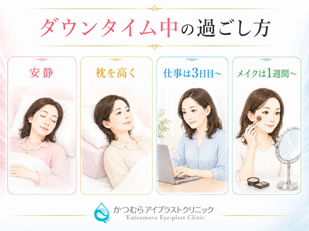 ダウンタイム中の過ごし方