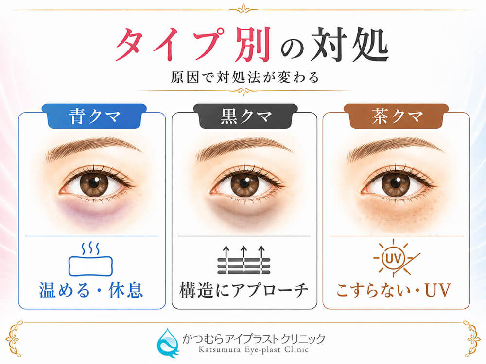 タイプ別の対処