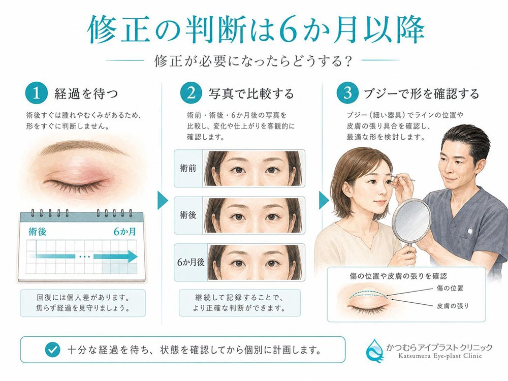 修正の判断は6か月以降