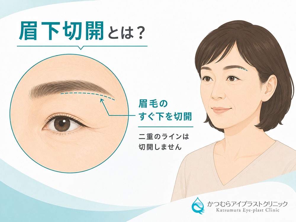 眉下切開とは？眉下切開とはどんな手術？