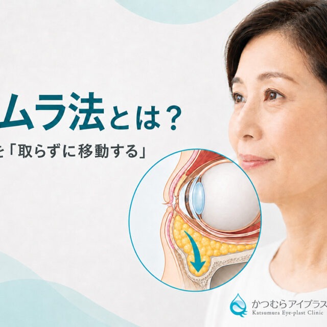 ハムラ法とは？脂肪を「取らずに移動する」目の下の手術を、まぶたの専門医師が解説