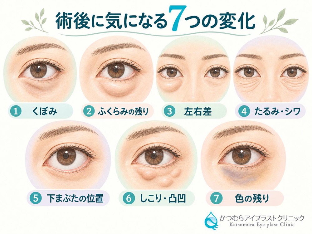術後に気になる7つの変化