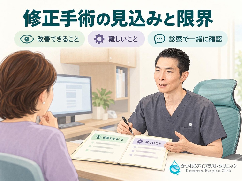 修正手術の見込みと限界