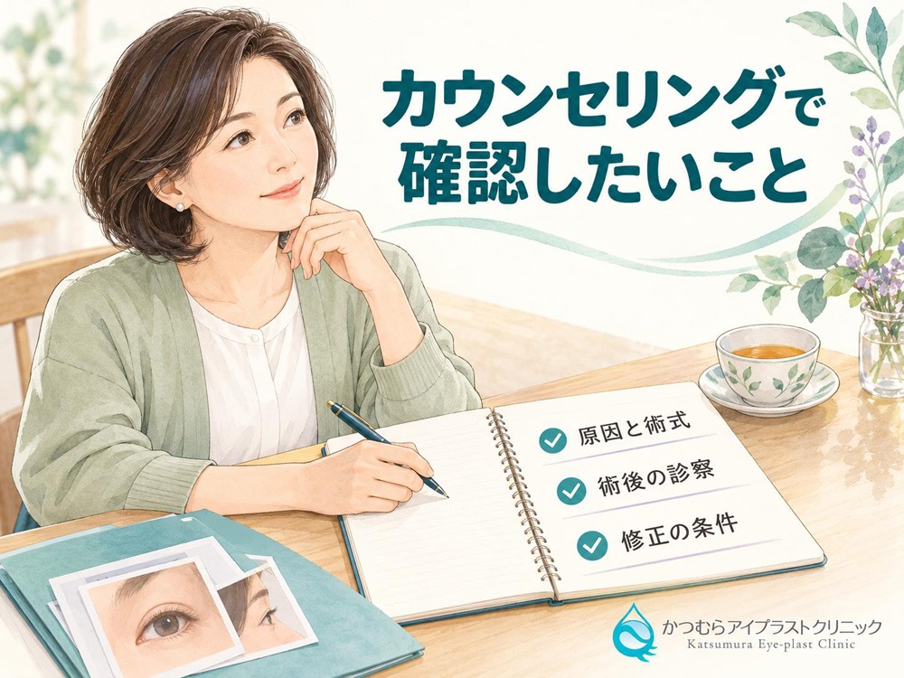 カウンセリングで確認したいこと