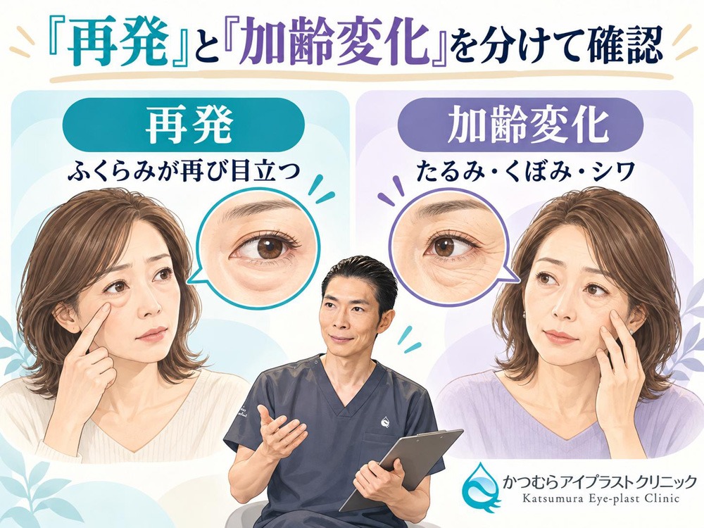 再発と加齢変化を分けて考える