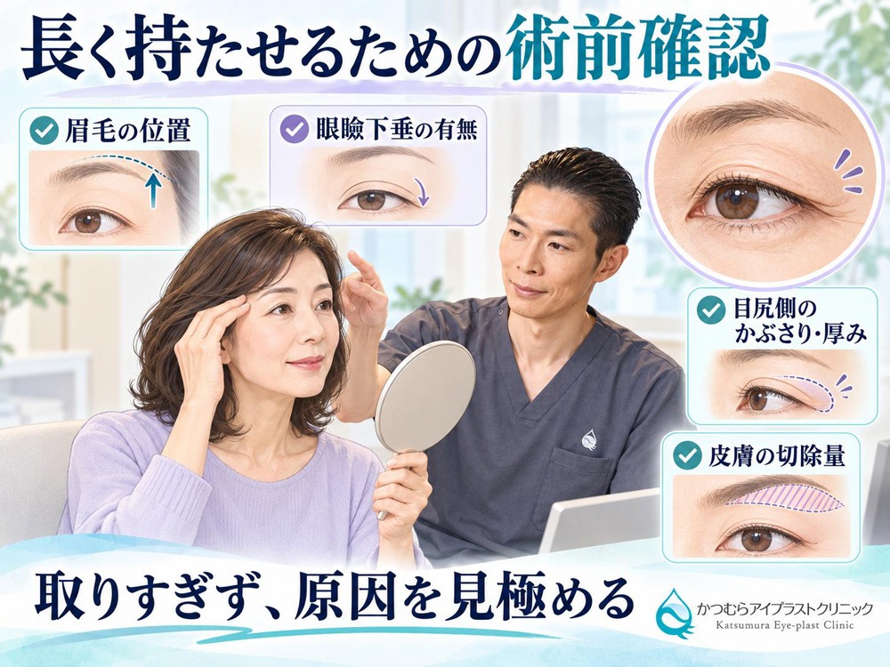 長く持たせるための術前確認