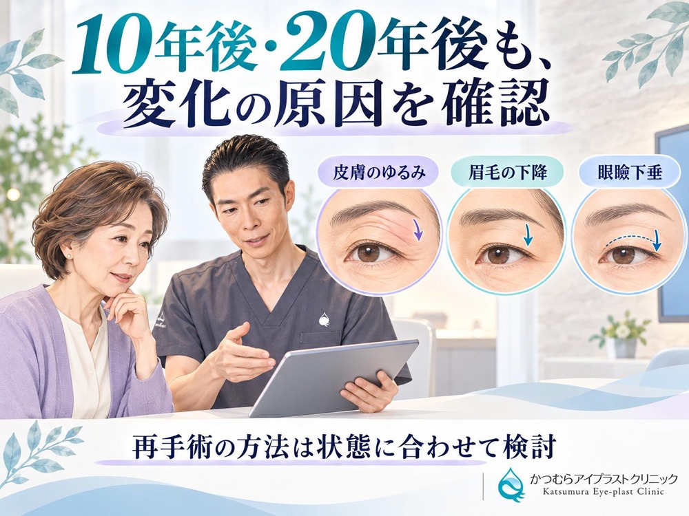 10年後・20年後も変化の原因を確認