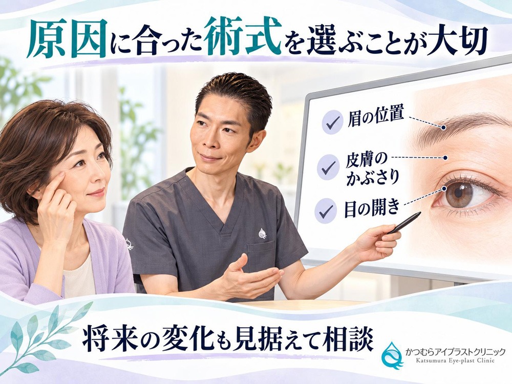 原因に合った術式を選ぶことが大切