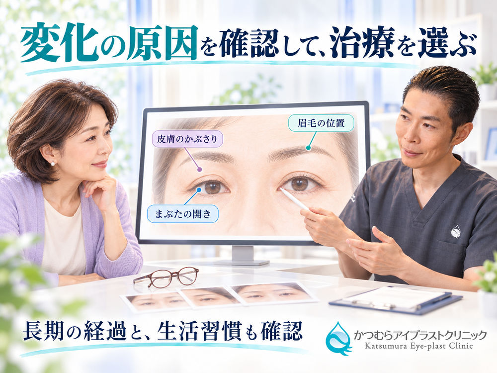 眼瞼下垂手術の持続性よくある質問