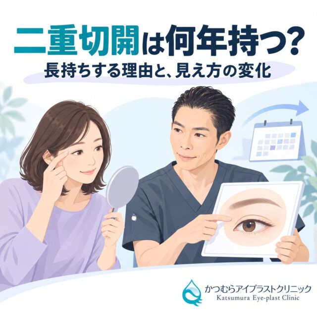 二重切開は何年持つ？