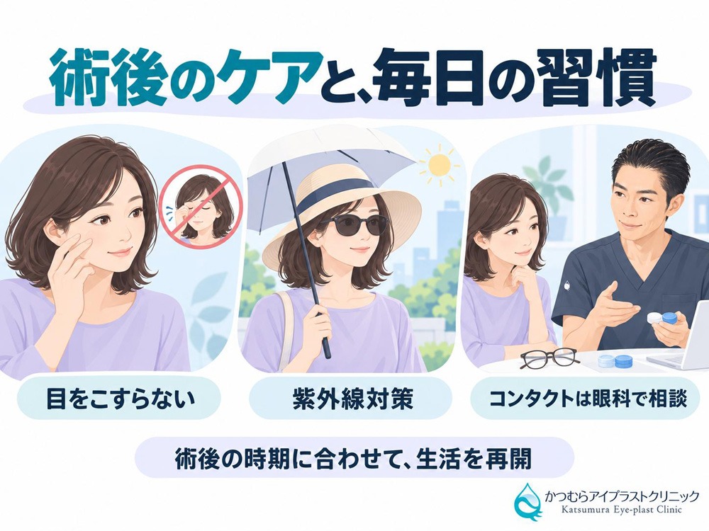 術後のケアと毎日の習慣