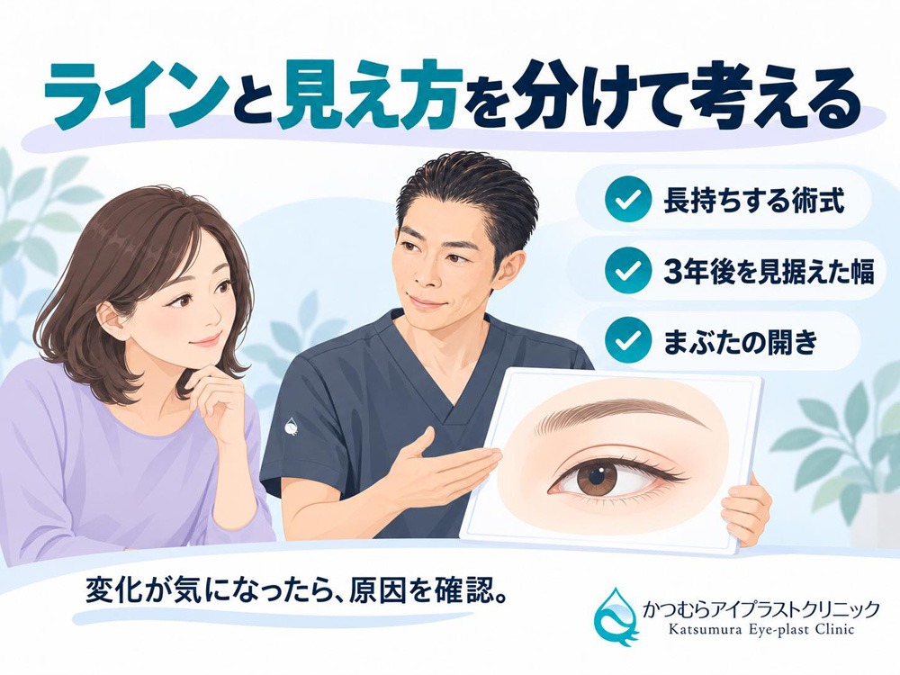 ラインと見え方を分けて考える