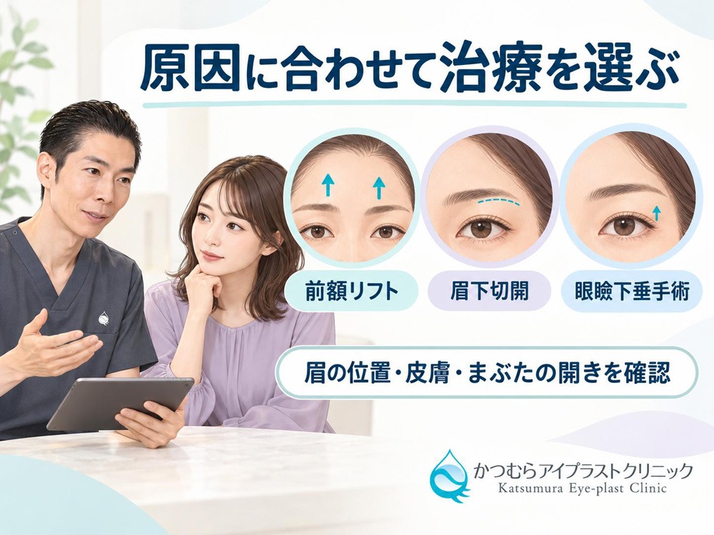 原因に合わせて治療を選ぶ