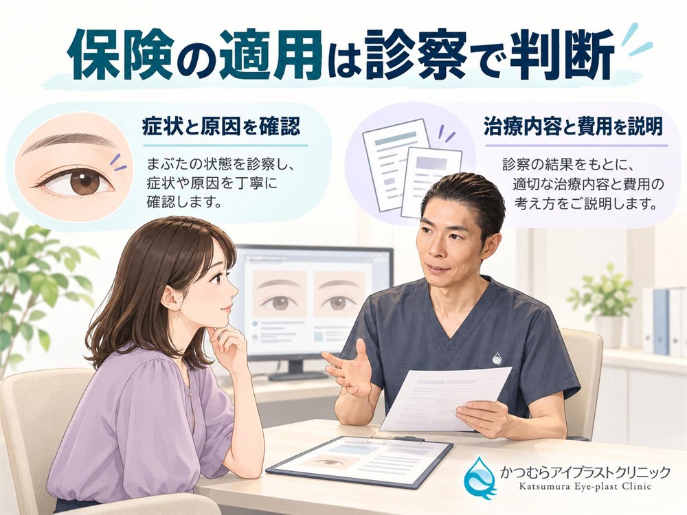 保険の適用は診察で判断
