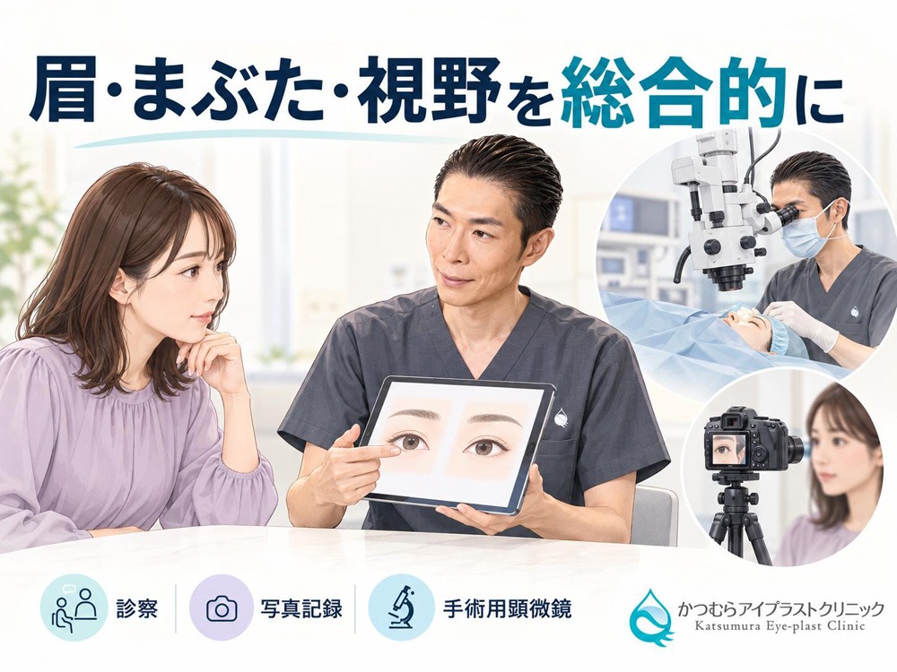 眉・まぶた・視野を総合的に