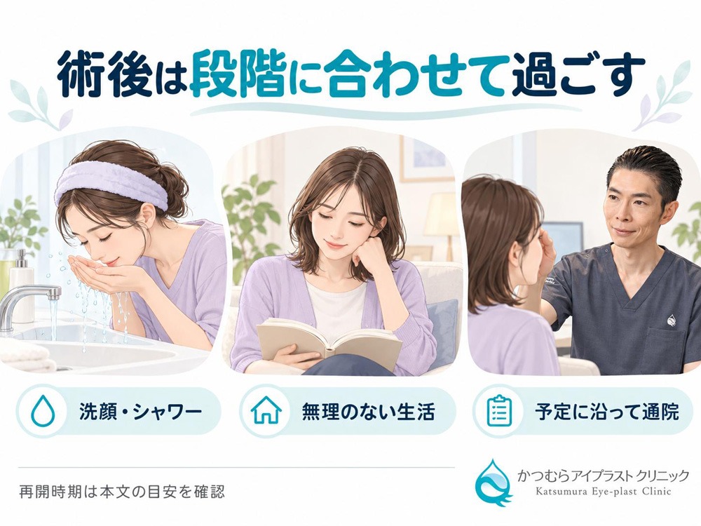 術後は段階に合わせて過ごす