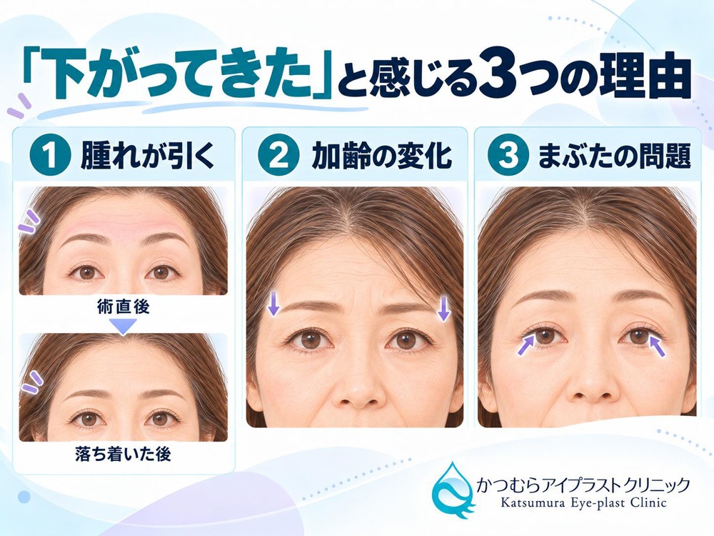 「下がってきた」と感じる3つの理由