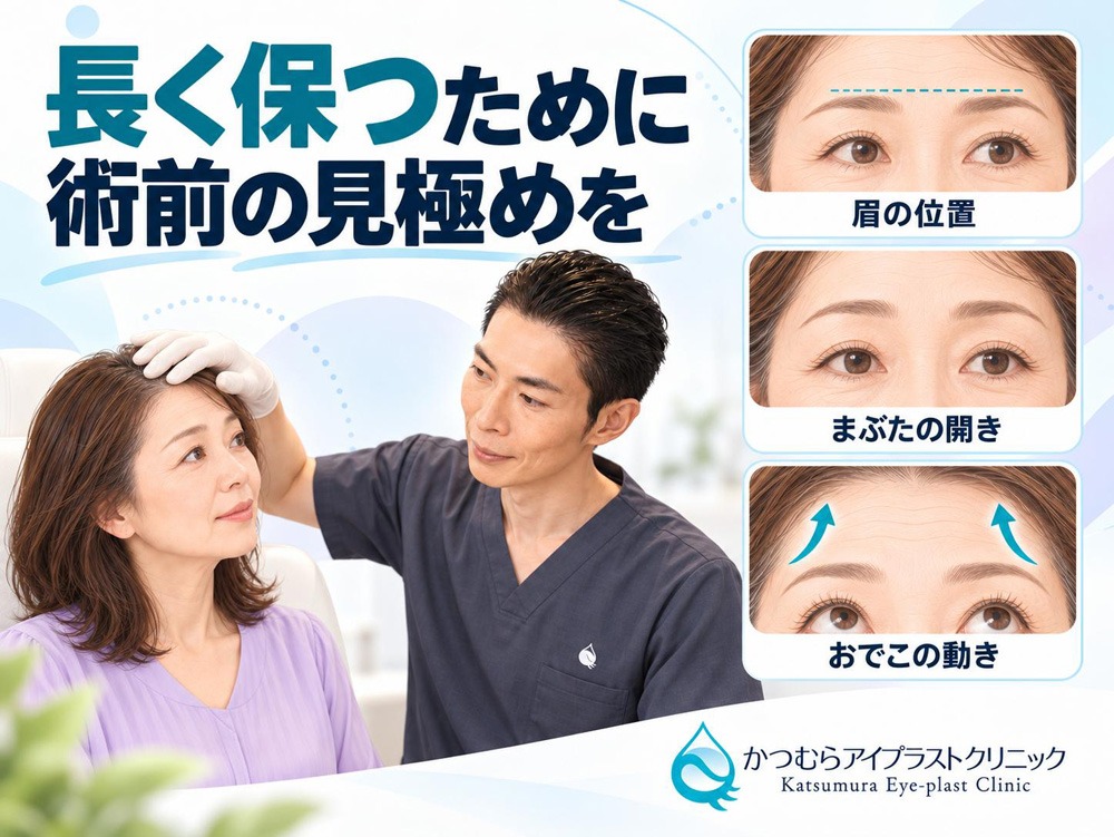 長く保つために術前の見極めを