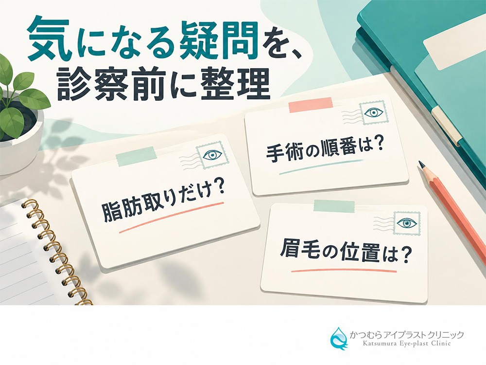 気になる疑問を診察前に整理