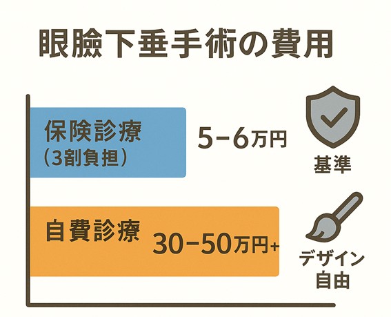 眼瞼下垂手術の費用
