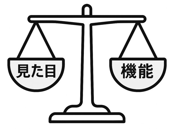 見た目と機能の両立