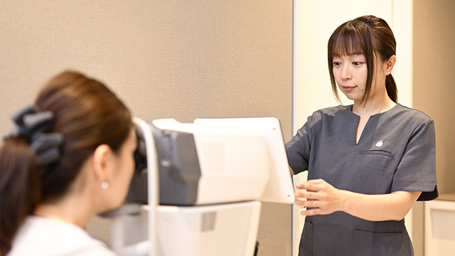初診当日の流れ：受付