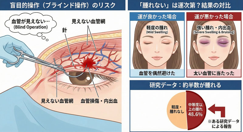 「腫れない」は運次第？研究データでは約半数が腫れる