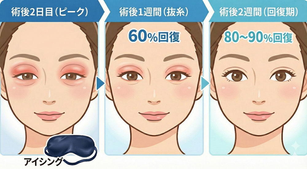 術後の腫れ経過