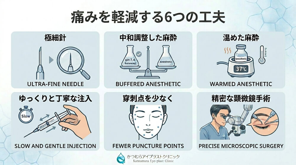 痛みを軽減する6つの工夫