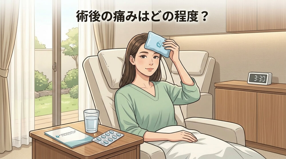 術後の痛みはどの程度？