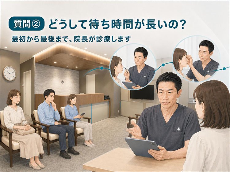 どうして待ち時間が長いの？