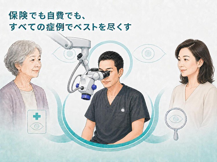 保険でも自費でも、すべての症例でベストを尽くす