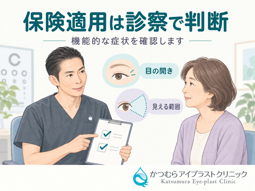 保険適用は診察で判断