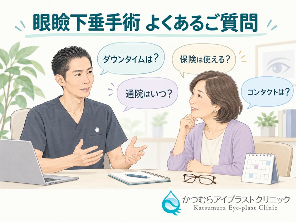 眼瞼下垂手術に関するよくある質問