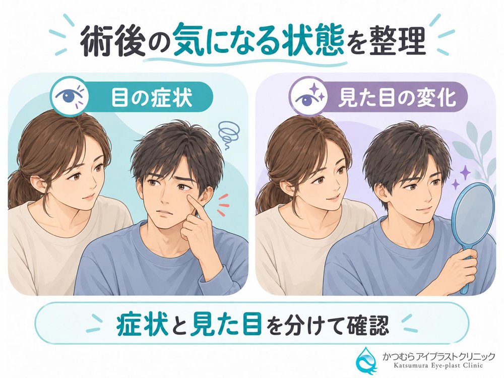 術後の気になる状態を整理