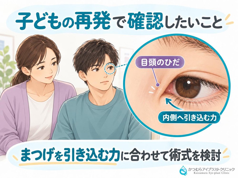 子どもの再発で確認したいこと