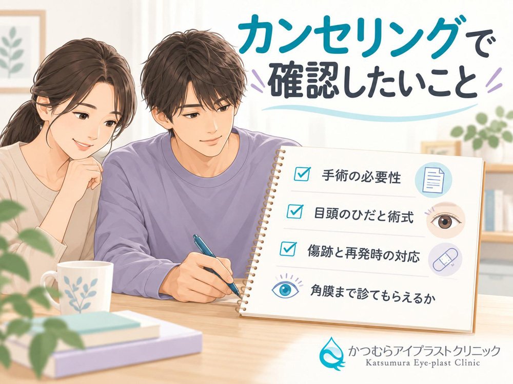 カウンセリングで確認したいこと