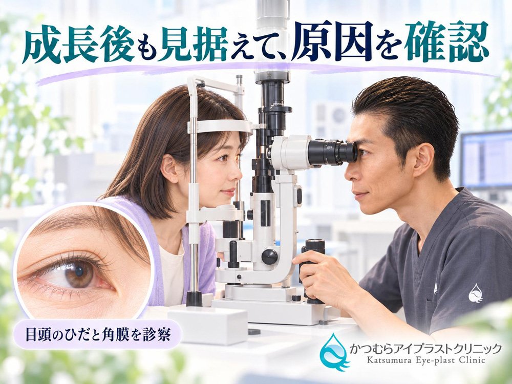 成長後も見据えて原因を確認