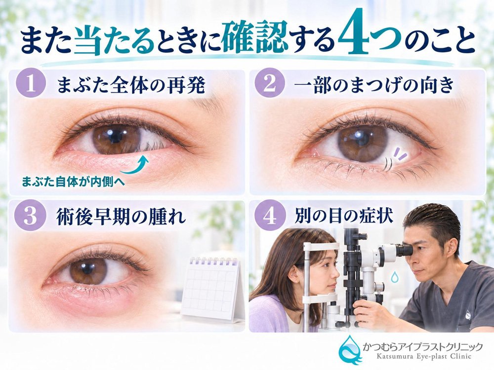 また当たるときに確認する4つのこと