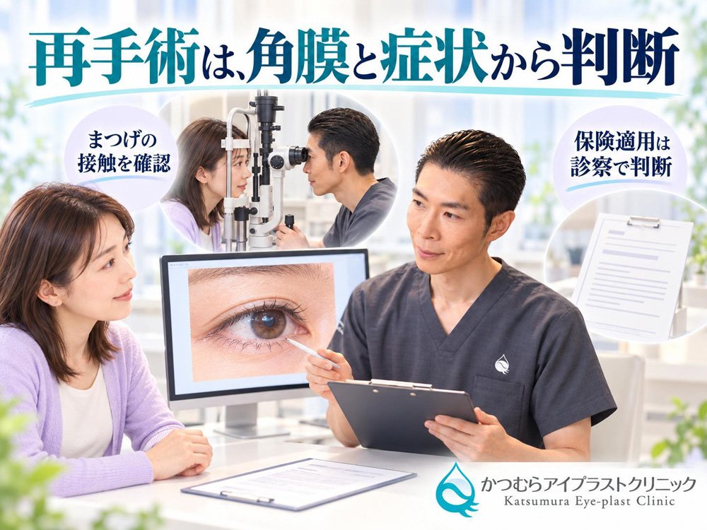 再手術は角膜と症状から判断