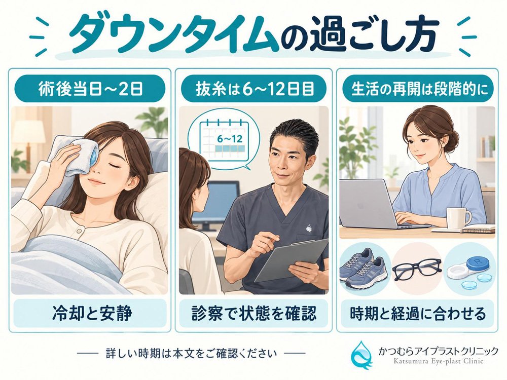ダウンタイムの過ごし方