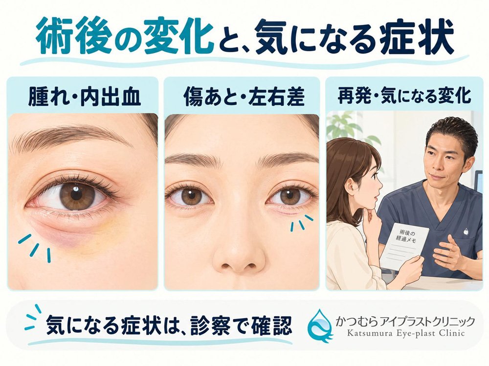 術後の変化と気になる症状